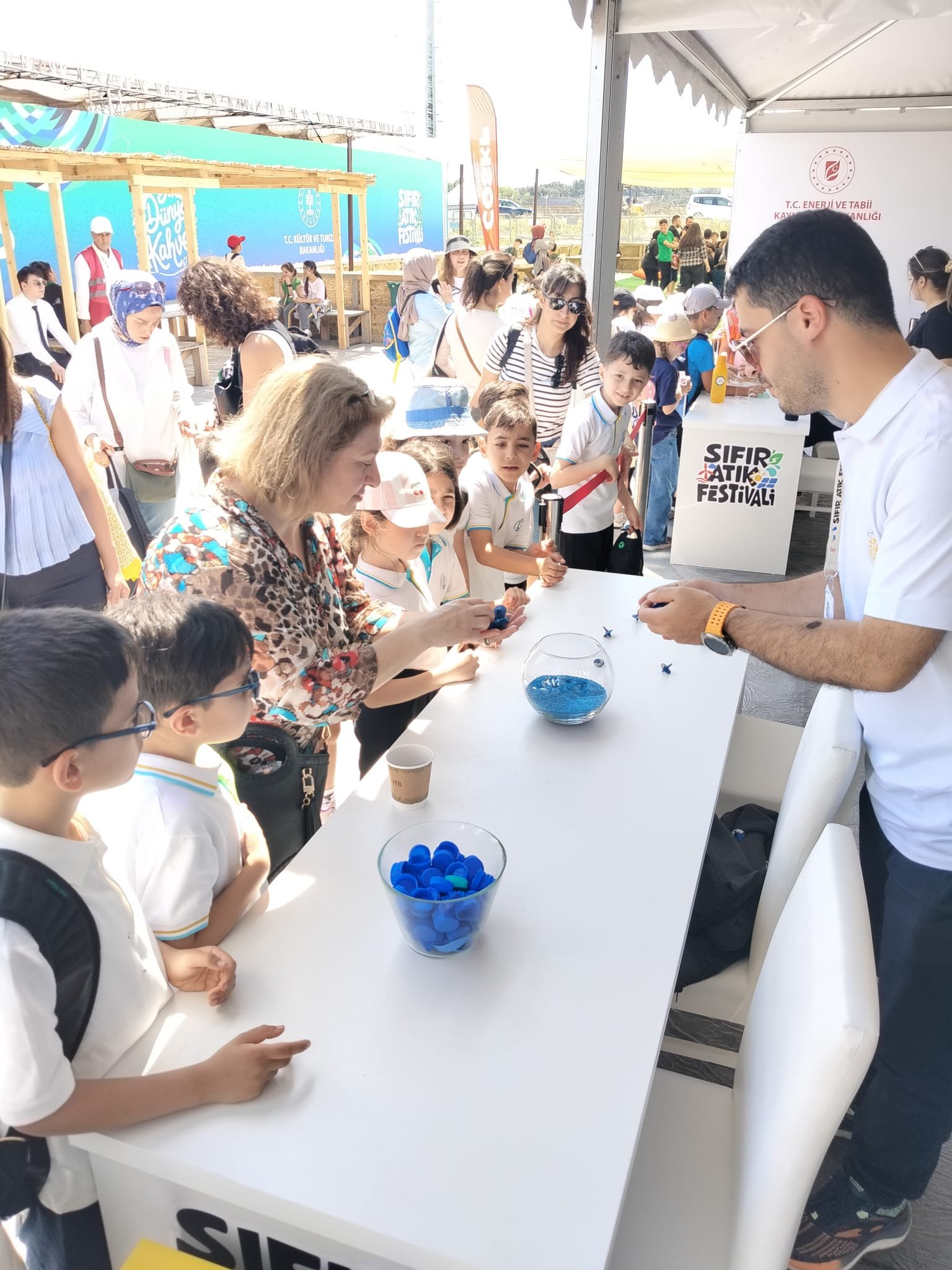 Sıfır Atık Festivali'nde geri dönüşüm atölyesi